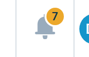 Option B badge showing 7 with navy digits