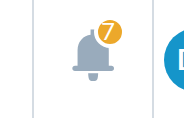 Today's badge showing 7, fits